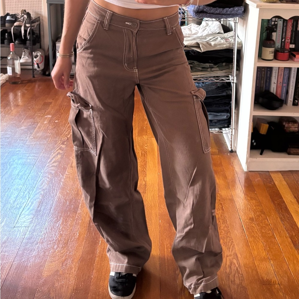 H&M Divided Brown Cargo Pants